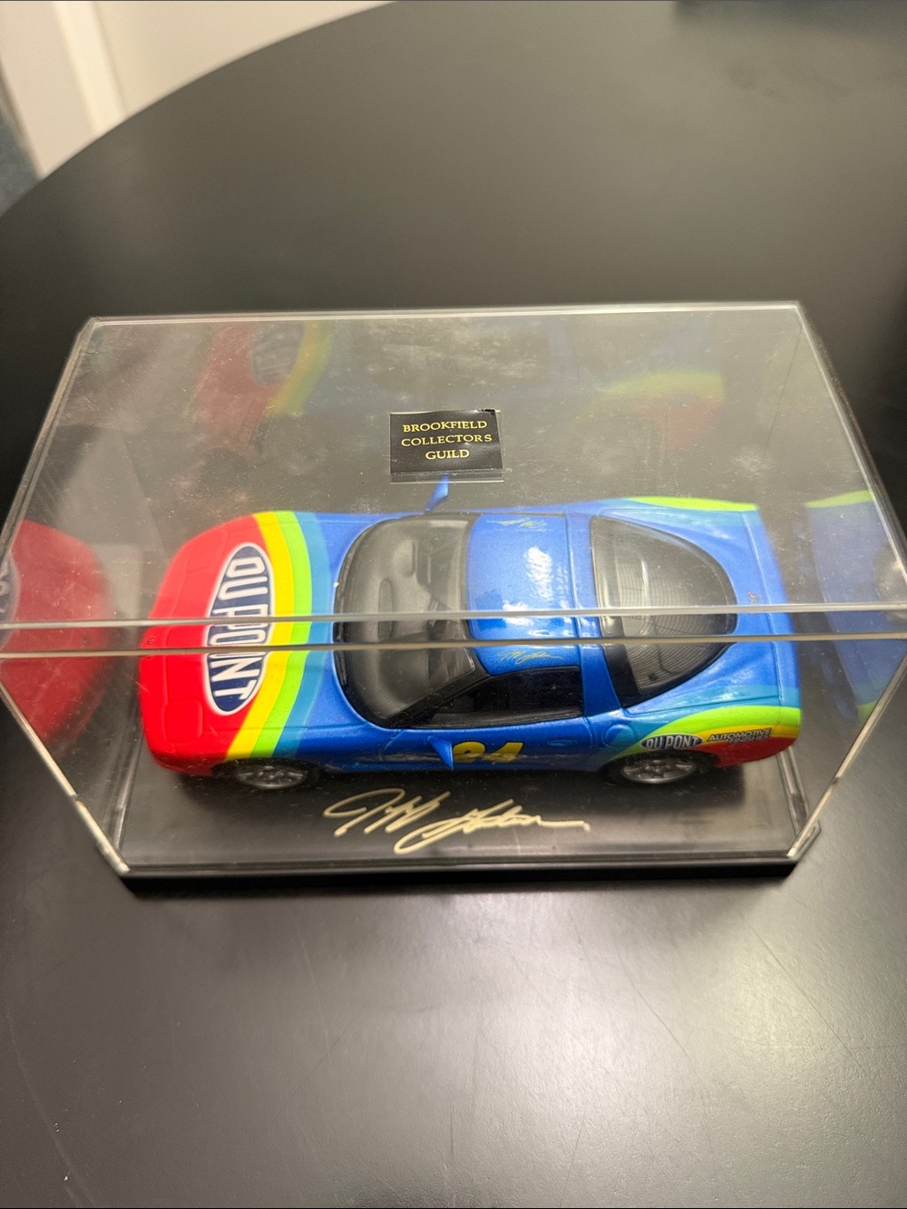 Jeff Gordon Brookfield collectors Guild metal car in protective case.